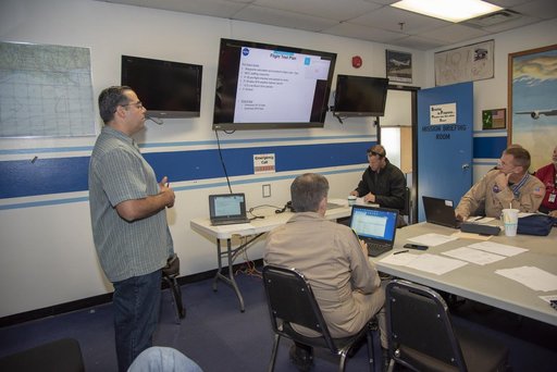 NASA QSF18 Flight Crew Briefs Test Flight