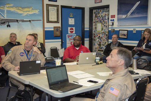NASA QSF18 Flight Crew Briefs Test Flight