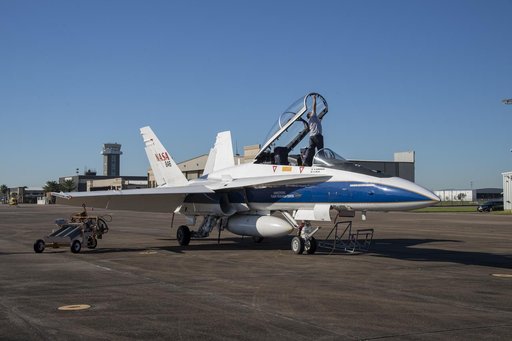 NASA F/A-18 Research Aircraft Prior to QSF18 Flight