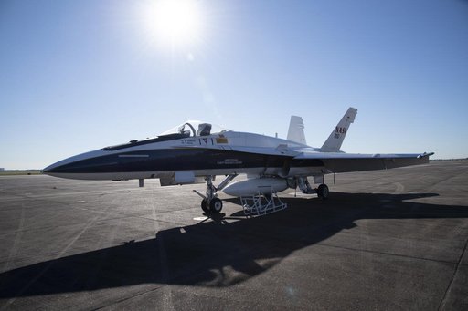 NASA F/A-18 Research Aircraft Prior to QSF18 Flight