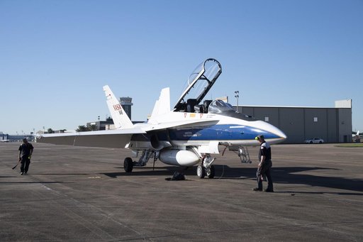 NASA F/A-18 Research Aircraft Prior to QSF18 Flight