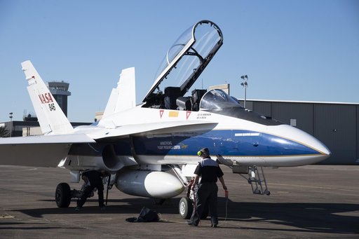 NASA F/A-18 Research Aircraft Prior to QSF18 Flight