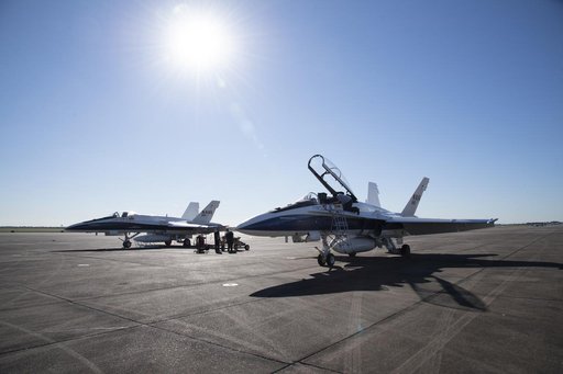 NASA F/A-18 Research Aircraft Prior to QSF18 Flight