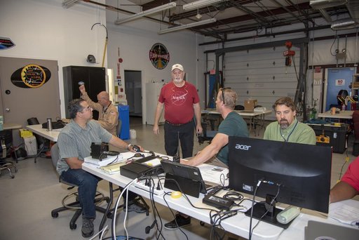NASA Flight Operations Crew Monitors Supersonic Flight