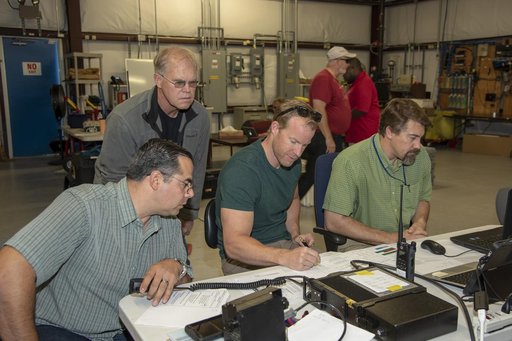 NASA Flight Operations Crew Monitors Supersonic Flight