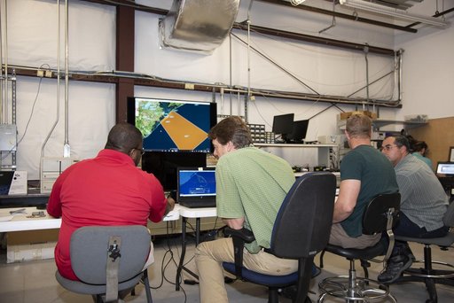 NASA Flight Operations Crew Monitors Supersonic Flight