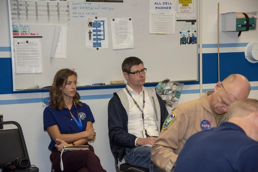 NASA QSF18 Flight Operations Crew Debriefs Flight