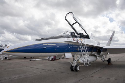 NASA F/A-18 Research Aircraft Prior to QSF18 Flight