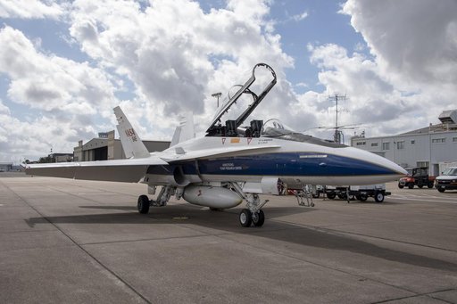 NASA F/A-18 Research Aircraft Prior to QSF18 Flight