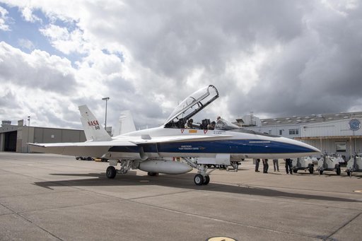 NASA F/A-18 Prepares for Supersonic Research Flight