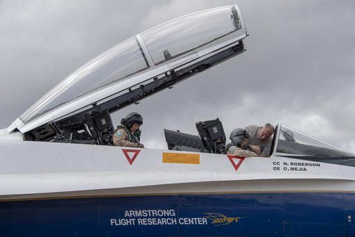 NASA F/A-18 Prepares for Supersonic Research Flight