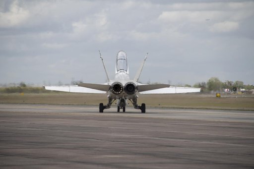 NASA Ground Crews Prepare F/A-18 for QSF18 Takeoff