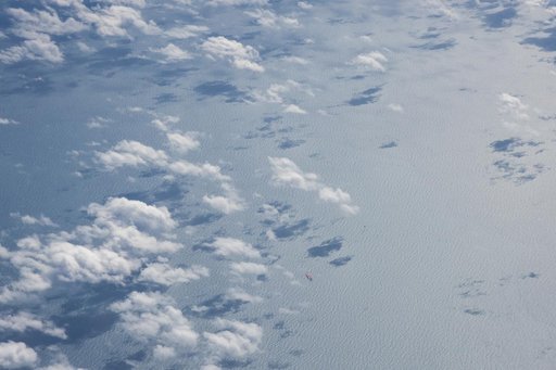 High-Altitude View from F/A-18 During QSF18 Flight Series
