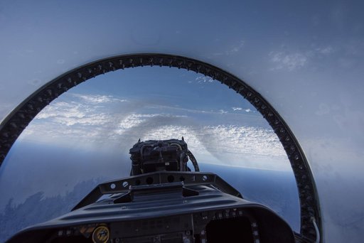 Quiet Supersonic Dive Maneuver Seen from NASA F/A-18