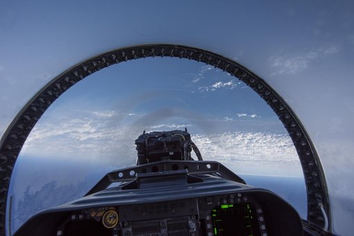 Quiet Supersonic Dive Maneuver Seen from NASA F/A-18