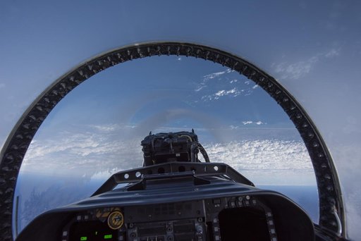 Quiet Supersonic Dive Maneuver Seen from NASA F/A-18