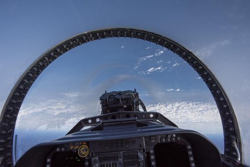 Quiet Supersonic Dive Maneuver Seen from NASA F/A-18