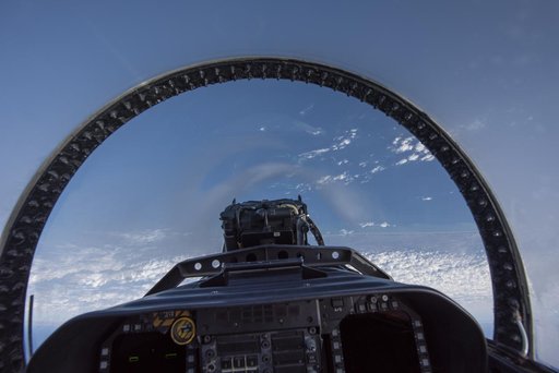 Quiet Supersonic Dive Maneuver Seen from NASA F/A-18