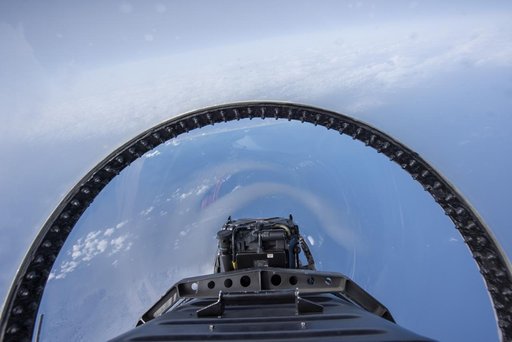 Quiet Supersonic Dive Maneuver Seen from NASA F/A-18