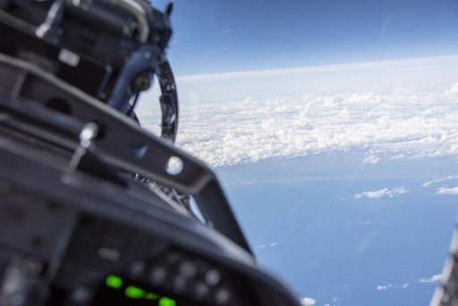 Quiet Supersonic Dive Maneuver Seen from NASA F/A-18