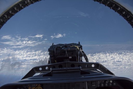 Quiet Supersonic Dive Maneuver Seen from NASA F/A-18