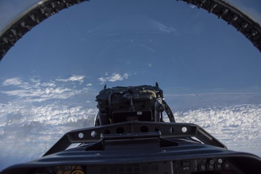 Quiet Supersonic Dive Maneuver Seen from NASA F/A-18