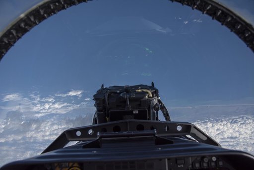 Quiet Supersonic Dive Maneuver Seen from NASA F/A-18