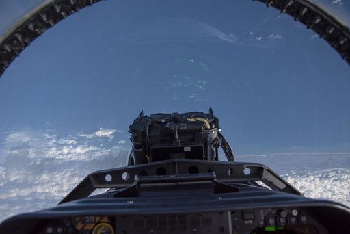 Quiet Supersonic Dive Maneuver Seen from NASA F/A-18