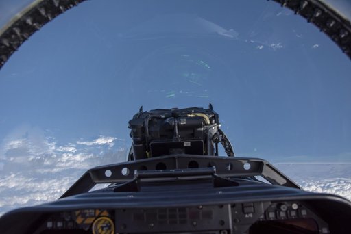Quiet Supersonic Dive Maneuver Seen from NASA F/A-18