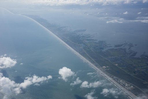 Galveston as Seen From NASA F/A-18 Following Research Flight