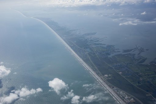 Galveston as Seen From NASA F/A-18 Following Research Flight