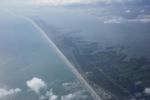 Galveston as Seen From NASA F/A-18 Following Research Flight