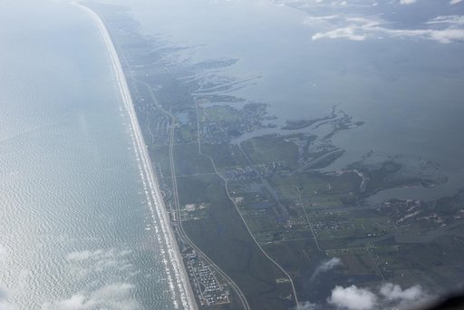 Galveston as Seen From NASA F/A-18 Following Research Flight
