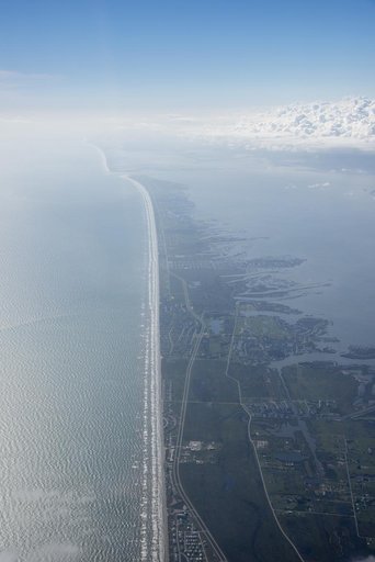 Galveston as Seen From NASA F/A-18 Following Research Flight