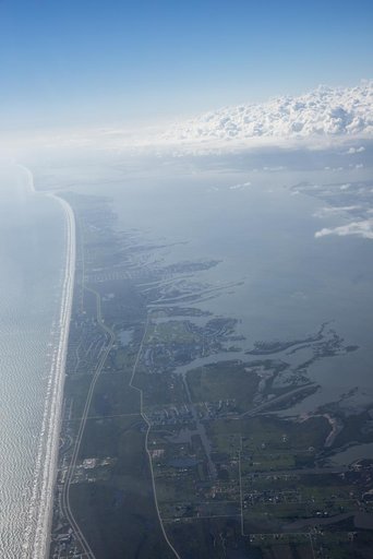 Galveston as Seen From NASA F/A-18 Following Research Flight