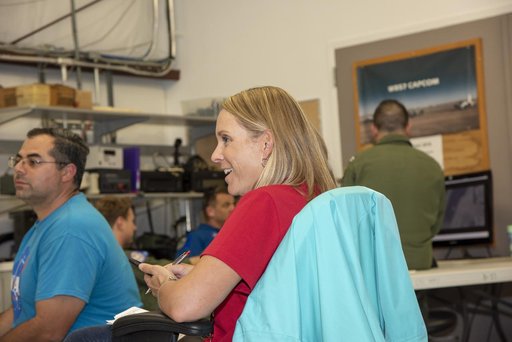 NASA Flight Operations Crew Monitors Supersonic Flight