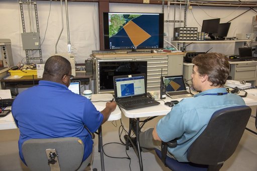 NASA Flight Operations Crew Monitors Supersonic Flight