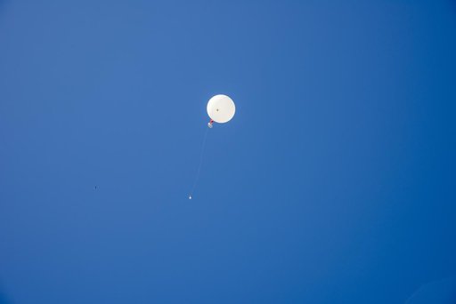 NASA Meteorologists Launch Weather Balloon Before Research Flight