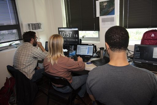 QSF18 Field Research Team Monitors Data from Flight