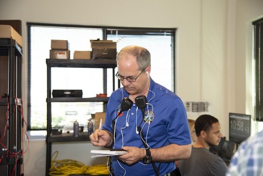 QSF18 Field Research Team Monitors Data from Flight