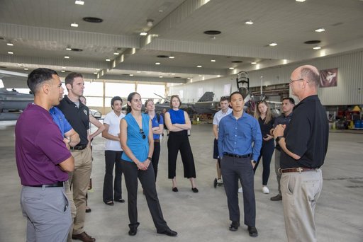 Pilot Nils Larsen Speaks to Astronauts on X-59 Research Using Jets