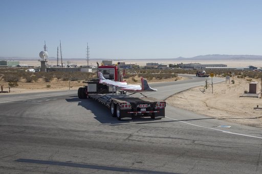 X-57 Mod II Vehicle Arrives at NASA Armstrong