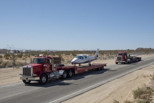 X-57 Mod II Vehicle Arrives at NASA Armstrong