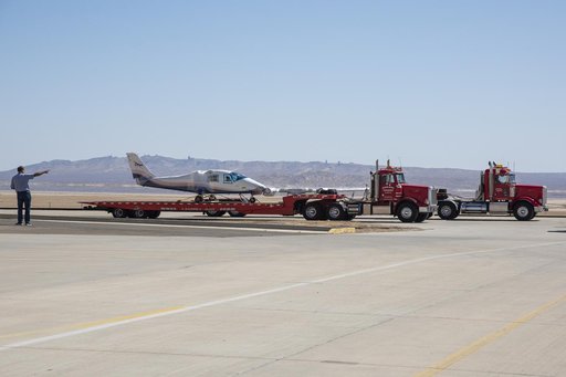 X-57 Mod II Vehicle Arrives at NASA Armstrong