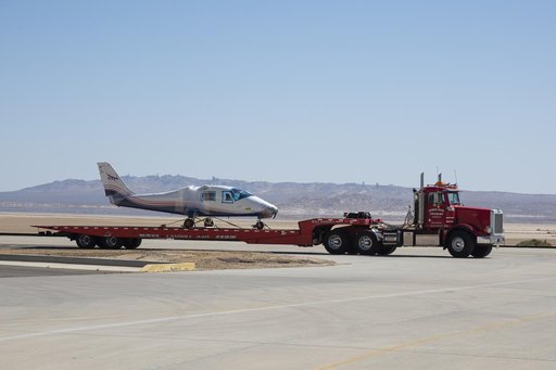 X-57 Mod II Vehicle Arrives at NASA Armstrong