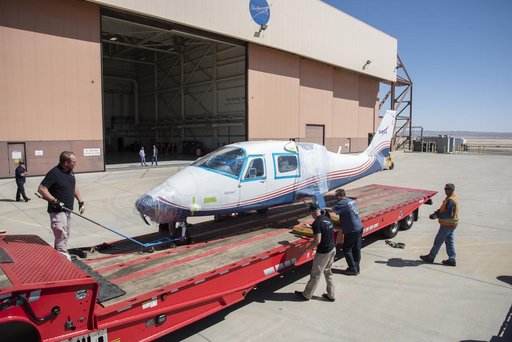 X-57 Mod II Vehicle Delivered to NASA Armstrong