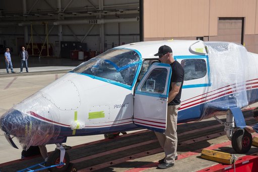 X-57 Mod II Vehicle Delivered to NASA Armstrong