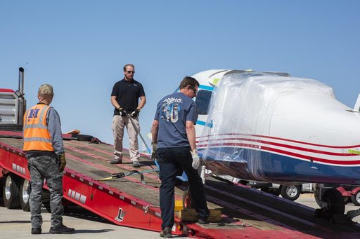 X-57 Mod II Vehicle Delivered to NASA Armstrong