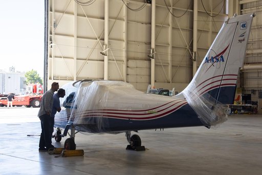 X-57 Mod II Vehicle Delivered to NASA Armstrong