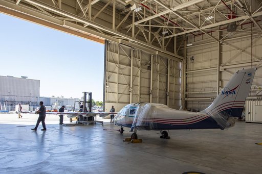 X-57 Mod II Vehicle Delivered to NASA Armstrong